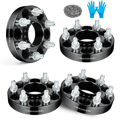 4 центричных колесных распорки 1 дюйм 6x4,5 для Nissan Frontier Pathfinder Xterra - Изображение 1 из 4