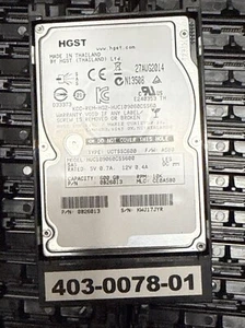 Disco rigido EMC Isilon 600 GB per S20 10K 2,5" SAS 403-0078-01 HUC109060CSS600 - Foto 1 di 3