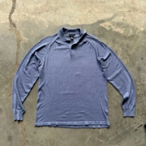 Anthology Polo Sweater Herren mittelblau Langarm Poloshirt Pullover - Bild 1 von 8