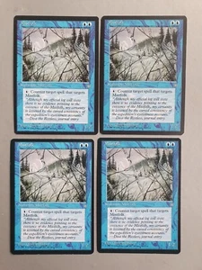 Mistfolk x4 PLAYSET, MTG Ice Age (1995), Common Blue Creature NM - Picture 1 of 2