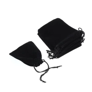 10 Stück Geschenktüte Samt Stoff kleine Tüten Schmuck Kordelzug Reise - Bild 1 von 18