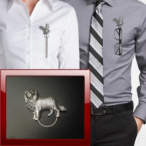 Cavalier King Charles Hund D7 Brosche Drop Reifen Halter für Brille, Stift, Ausweis - Bild 1 von 1