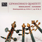 Gewandhaus-Quartett Mendelssohn/Schumann: String Quartets (CD) Album (US IMPORT)