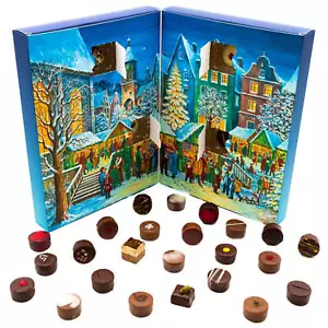 Hallingers Weihnachtsmarkt Adventskalender Pralinen handmade ohne Alkohol - Bild 1 von 10