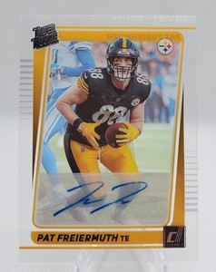 2021 Panini Clearly Donruss Pat Freiermuth Rated Rookie  Bronze #81 Steelers