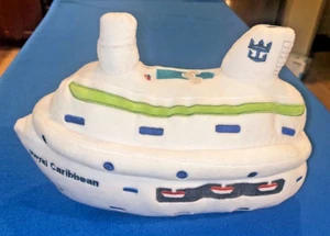 Royal Caribbean Cruise Ship Plush Boat Stuffed Souvenir Soft Toy Pillow 12" - Picture 1 of 11