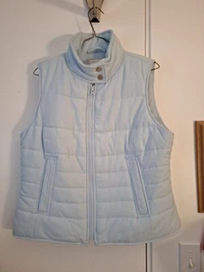 Ann Taylor Vest Baby Blue Color Size Med. New With Tags - Picture 1 of 4