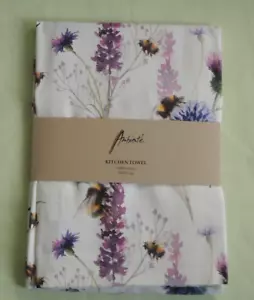 Ambiente HUMMEL Blumen Geschirrhandtuch Küche Geschirrtuch 100 % Bienen Blüten - Bild 1 von 2