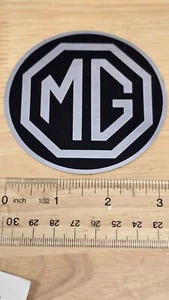 Vintage Alimex MG Alufolie Auto Aufkleber Sticker Neu Made in Holland - Bild 1 von 3