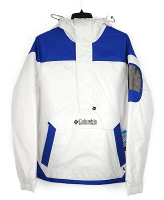 Columbia Men's Challenger 1/2 Zip Pullover Jacket White/Lapis Blue Small NWT - Image 1 of 4