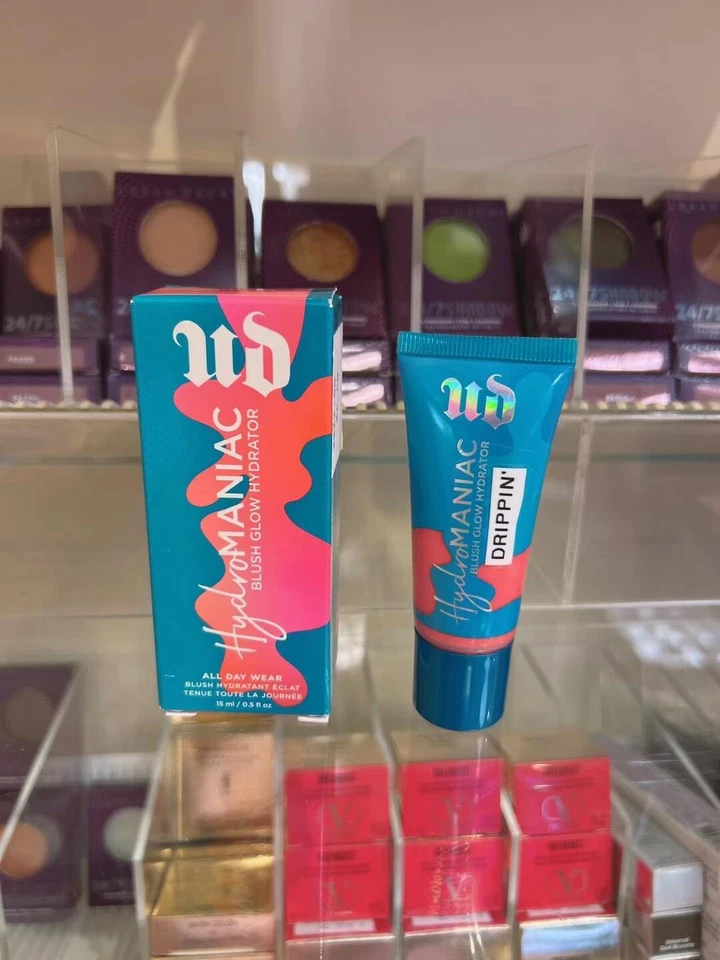 Urban Decay ~ Hydromaniac Blush Glow Hydrator ~ Goteo ~ 0,5 oz ~ Nuevo en caja Foto 1 de 4