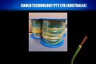 10 Meter Roll 4mm Earth Wire Electrical Solar Cable DC Green Yellow Single Core