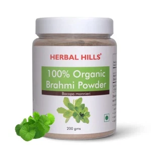 Herbal Hills Bio Brahmi Pulver | 200 gms gesundes Haar - Bild 1 von 3