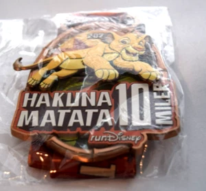 2024 Disney World RunDisney Springtime Surprise Lion King 10 Miler Medal WDW New - Picture 1 of 2