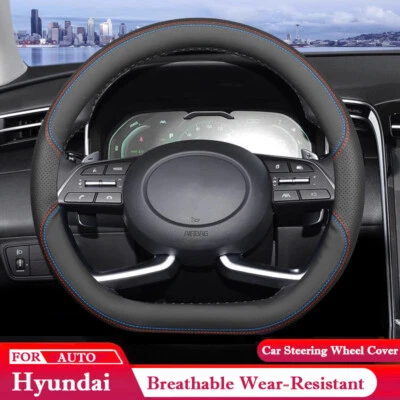 Cubierta del volante del coche para Hyundai Tucson Ix35 Elantra Sonata LAFESTA Santa Fe Foto 1 de 4