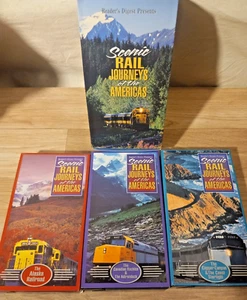 Scenic Rail Journeys of the Americas Boxed Set of 3 VHS Tapes - Picture 1 of 8
