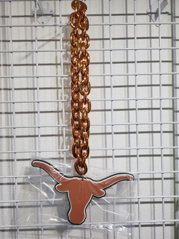 Texas Longhorn New NCAA Fan Chain Necklace Foam 2 Colors! Cover
