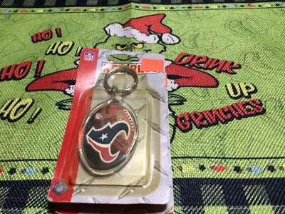 Vintage NFL Houston Texans Old Stock KEY CHAIN Keychain 2002 Wincraft New - Image 1 of 2