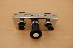 Panel de interruptor cromado y 3 interruptores Universal Mini Austin Jaguar MG Morris - Imagen 1 de 1