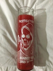 Proteccion (Schutzkerze) 7 Tage Wicca Neid Gefahr Peligro rot gegen das Böse - Bild 1 von 3