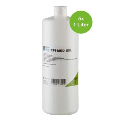 MEDICALCORNER24 Gel de contacto IPL 5 x 1 litro Epi-Med gel de contacto IPL gel para tratamiento IPL