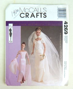 McCall's Tyler Wentworth 16" Fashion Doll Bridal Pattern #4269 - UNCUT - Picture 1 of 2