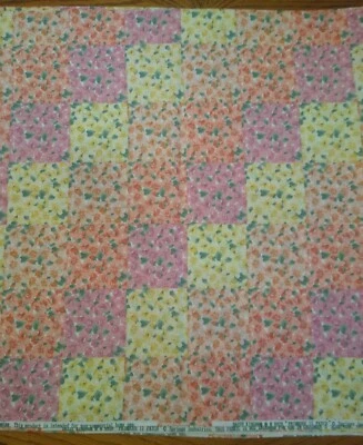 DAISY KINGDOM 0928 PRIMROSE II PATCH BTY COTTON FABRIC Spring Industries  - Image 1 of 3