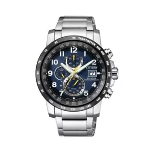 Citizen Eco-Drive Uomo Radiocontrollato H800 Cronografo Blu/Giallo AT8124-91L - Foto 1 di 3