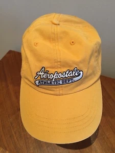 Aeropostale Mystard Yellow Cap Hat Adjustable - Picture 1 of 5