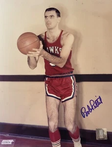 Foto autografata firmata 11x14 BOB PETTIT ST LOUIS HAWKS con certificato di autenticità - Foto 1 di 1