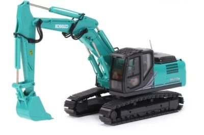 Kobelco SK210LC-11 2-Piece Boom Excavator - Green - Conrad 1:50 Scale Model New - Image 1 of 4