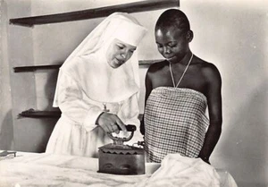 Congo Kinshasa - Kilomines Mission (today Bambu Mines) - Iron - Ironing lesson - - Picture 1 of 2