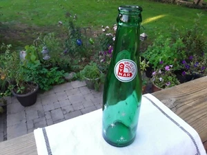 Vintage Soda Bottle Cynar Dry Toronto Canada Advertising Green Pop Bottle - Picture 1 of 3