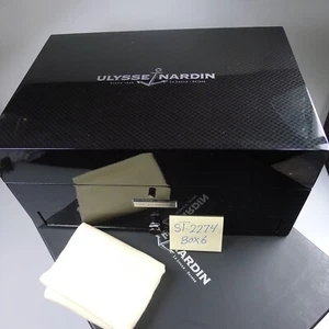 Ulysse Nardin Black Lacquer Wood Watch Box - Marine Aqua Diver, Ltd Ed. w/ Box  - Picture 1 of 5