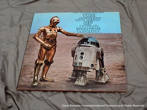 The Story Of Star Wars Record-Vinyl Release-1977 Vintage Album Record Old - Imagen 1 de 13