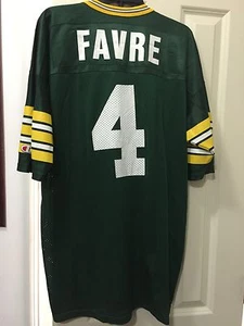 SPORTS GREEN BAY PACKERS NFL FOOTBALL BRETT FAVRE TRIKOT GRÖSSE 48 - Bild 1 von 4