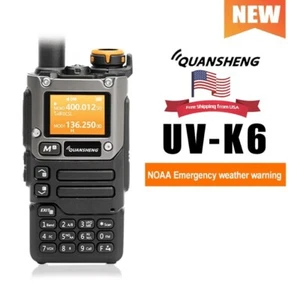 Quansheng UV-K6 NOAA Weather Alert 5W Air Band Wireless Frequency Radio - Picture 1 of 8