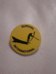 Survival International Vintage Badge - Foto 1 di 3