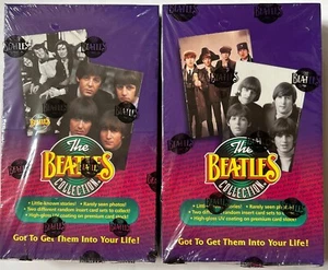 THE BEATLES COLLECTION APPLE,RIVER GROUP 2 FACTORY SEALED CARD BOXES VNTG 1993 - Picture 1 of 6