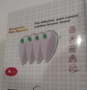 4 Pack Ultrasonic Pest Repeller Control Electronic Repellent Mice Rat Reject US - Picture 1 of 5