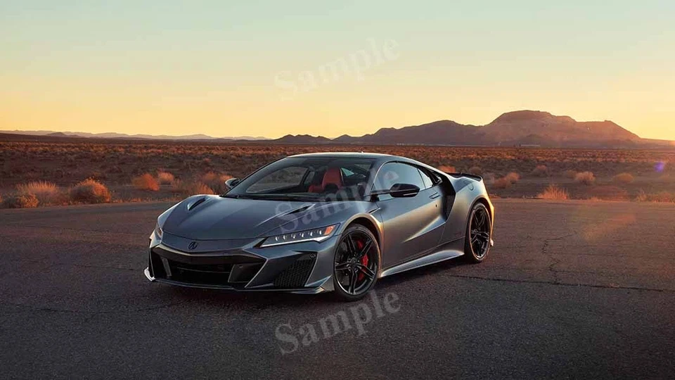 Póster fotográfico impreso decoración pared alta resolución Acura NSX tipo S 2022 Foto 1 de 1