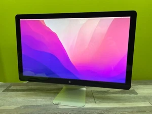 27" Apple Cinema Display Widescreen LED 27-inch Monitor A1316 2560x1440 USB mDP - Picture 1 of 8