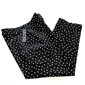 Marisa Christina Women's Black & White Polka Dots Capri Pants Size 10 NWT - Picture 1 of 10