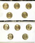 2001 P D State Quarter Set Gem Bu in Mint Cello-10 Coins