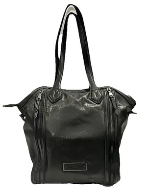 Liebeskind Berlin Bolso de Mano de Cuero Negro Cartera Bolso de Hombro Foto 1 de 4