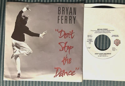 BRYAN FERRY - Don't Stop The Dance  (1985 U.S. Promo 7" 45 Vinyl + PS) - Image 1 of 2