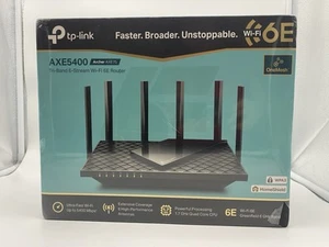 Routeur Gigabit TP-Link Archer AXE75 AXE5400 Tri-Band 6 Stream WiFi 6E - Photo 1/4