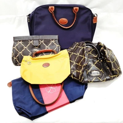 SIN TARIFA Longchamp Bolso de Mano Bolso de Mano Juego de 5 Cuero Amarillo 4950740 Foto 1 de 4