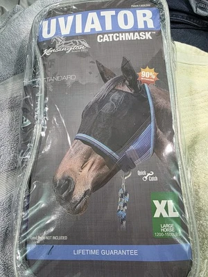 Kensington Uviator CatchMask 90% УФ маска для мух лошади с веб-отделкой XLarge - Изображение 1 из 3