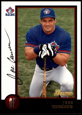 Jose Canseco 1998 Bowman #277 Blue Jays MLB LEER ENVÍO GRATUITO AutographDen Foto 1 de 2